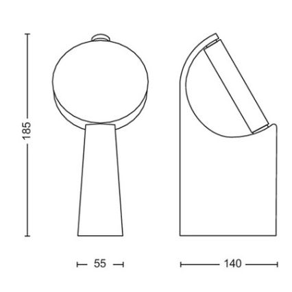 Philips - Lampe d'extérieur LED/7W/230V 4000K IP44