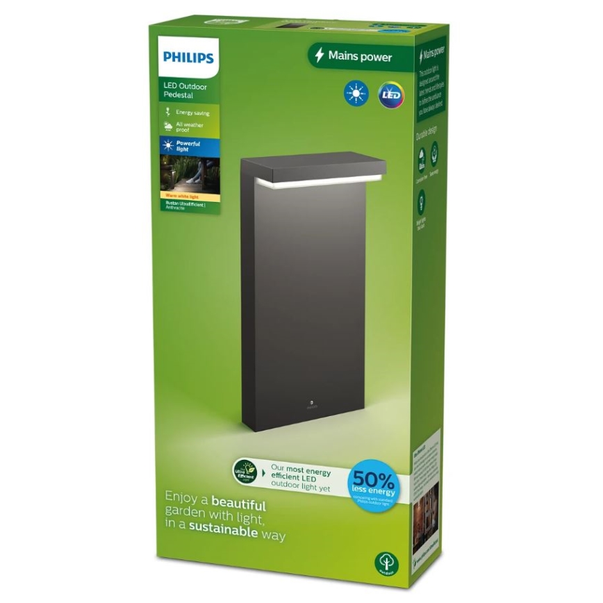 Philips - Lampe extérieure BUSTAN LED/3,8W/230V 2700K 40 cm IP44