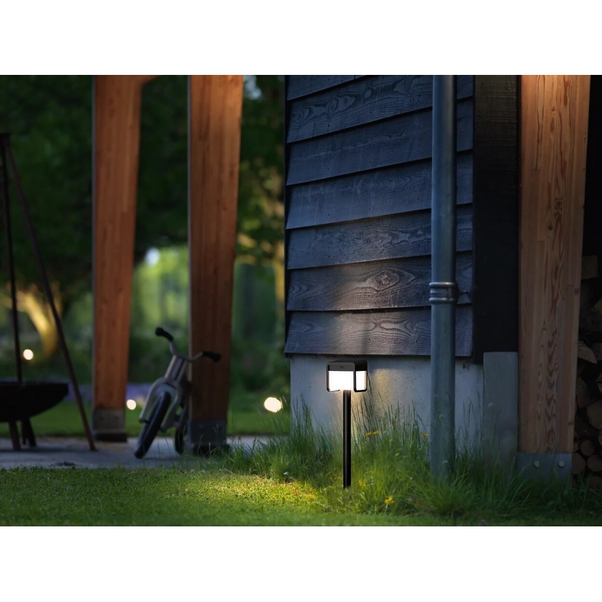 Philips - Lampe solaire avec détecteur EZRA LED/1,8W/3,7V 3000K IP44