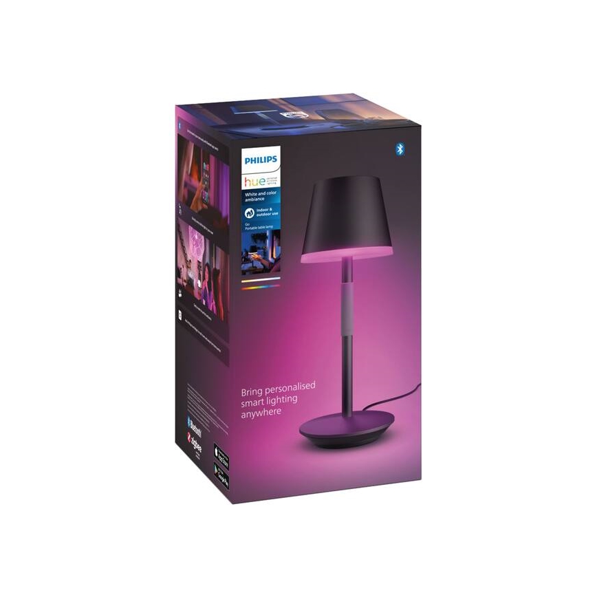 Philips-Lampe tactile d'extérieur à intensité variable RGBW Hue GO LED/6,2W/230V 2000-6500K IP54
