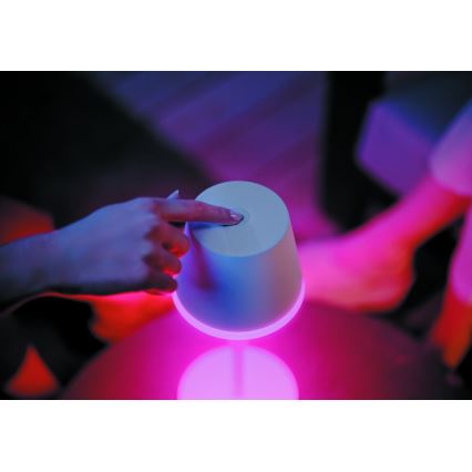 Philips - Lampe tactile d'extérieur RGBW à intensité variable Hue GO LED/6,2W/230V 2000-6500K IP54