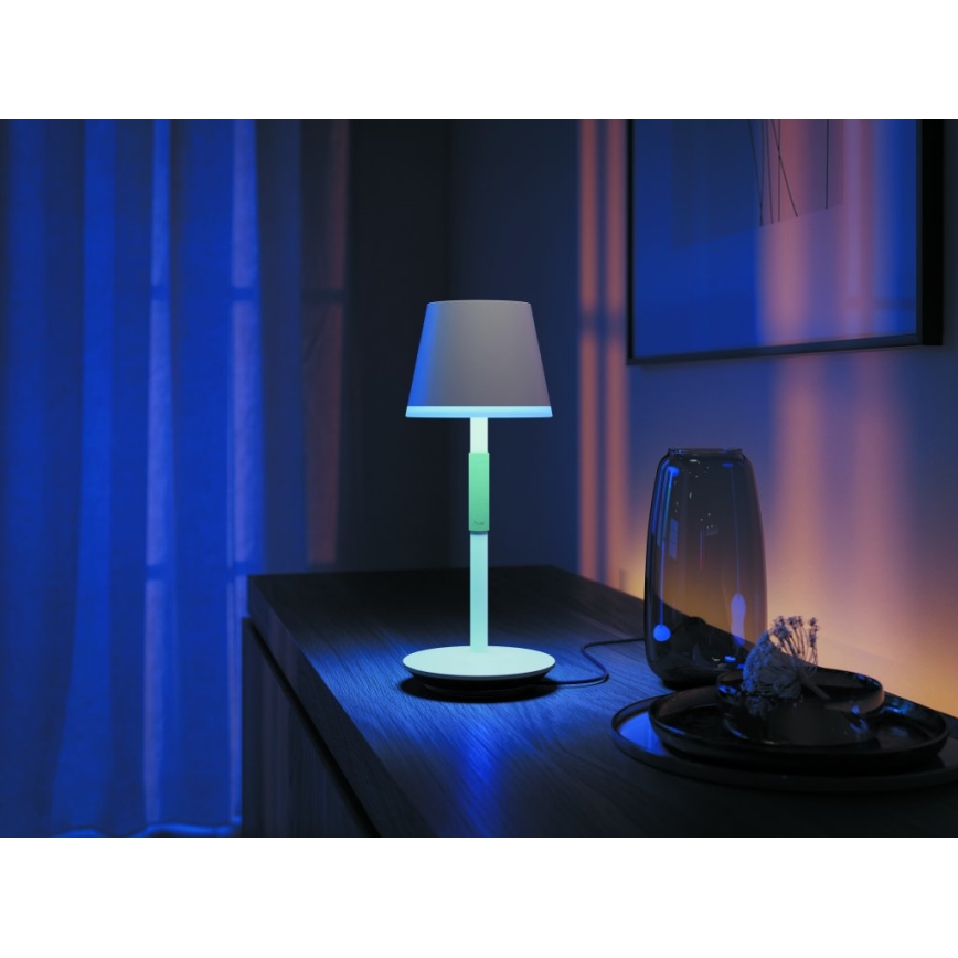 Philips - Lampe tactile d'extérieur RGBW à intensité variable Hue GO LED/6,2W/230V 2000-6500K IP54
