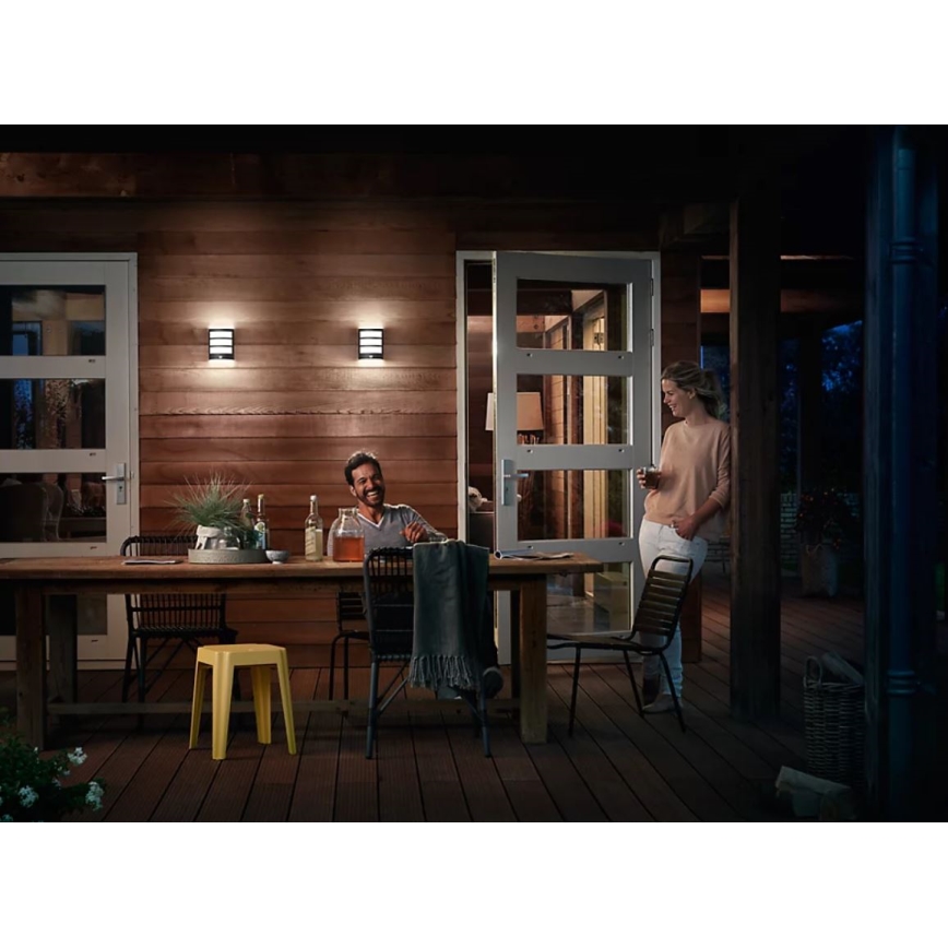 Philips - LED Applique da esterno con sensore PYTHON LED/3,8W/230V IP44