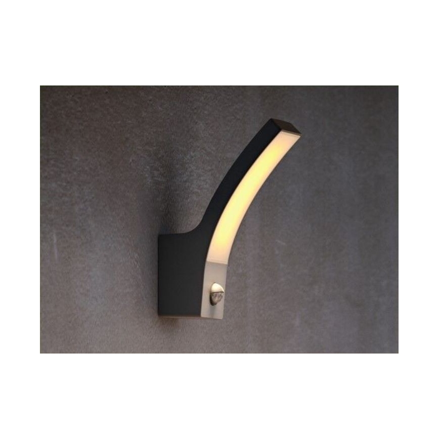 Philips-LED Applique da esterno con sensore LED/12W/230V 2700K IP44