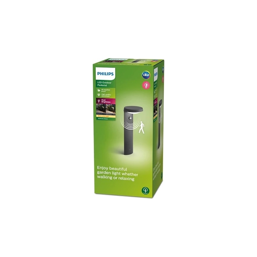 Philips – LED-Außenleuchte mit Sensor LED/9W/230V 2700K IP44