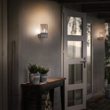 Philips - LED-Außenwandleuchte NAYL 1xE27/4W/230V 2700K IP44