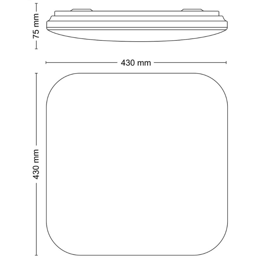 Philips - LED-Deckenleuchte LED/24W/230V 2700K