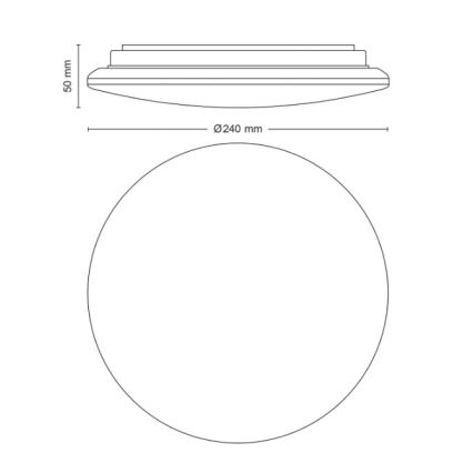 Philips - LED-Deckenleuchte MOIRE LED/10W/230V 2700K Ø 24 cm
