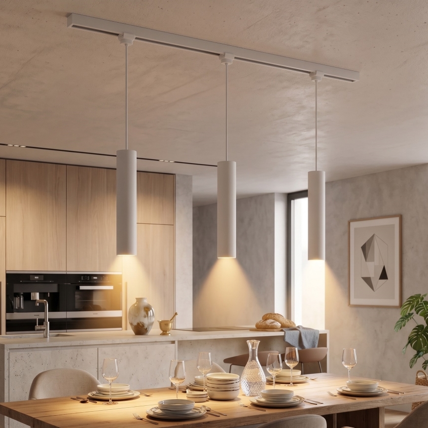 Philips - LED-dimmbare Pendelleuchte mit Kabelabhängung für das EASYLINK-Schienensystem 3xGU10/6,2W/230V 2200-2700K 1m weiß