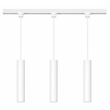 Philips - LED RGBW dimmbare Pendelleuchte mit Seilaufhängung im Schienensystem EASYLINK HUE 3xGU10/4,7W/230V 2200-6500K 1m weiß + Hue Bridge