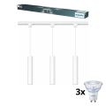 Philips - LED-dimmbare Pendelleuchte mit Kabelabhängung für das EASYLINK-Schienensystem 3xGU10/6,2W/230V 2200-2700K 1m weiß