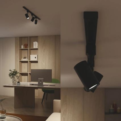 Philips - LED RGBW dimmbarer Spot im Schienensystem EASYLINK HUE 3xGU10/4,7W/230V 2200-6500K 1m schwarz