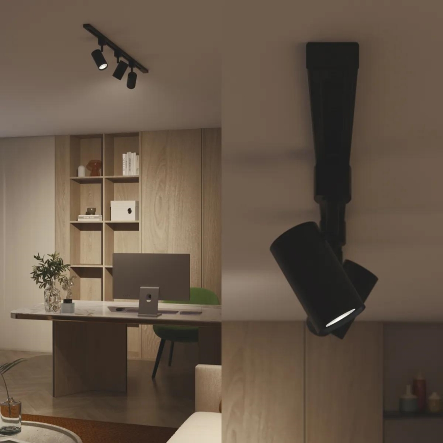 Philips - LED RGBW dimmbarer Spot im Schienensystem EASYLINK HUE 3xGU10/4,7W/230V 2200-6500K 1m schwarz