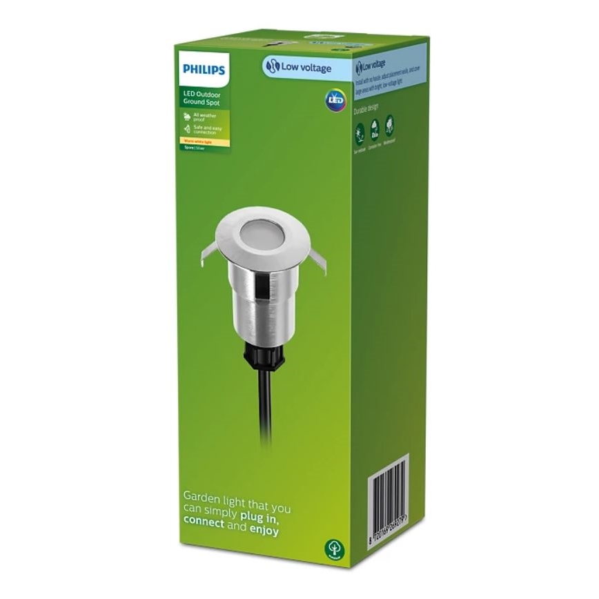 Philips - LED Außen-Einbauleuchte SPORE LED/1W/24V IP67