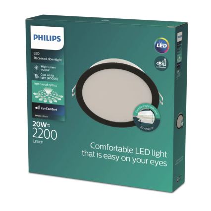 Philips - LED-Einbauleuchte MESON LED/20W/230V 4000K
