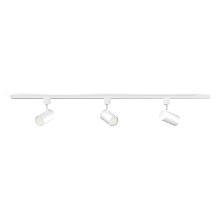Philips - Faretto LED RGBW dimmerabile per binario EASYLINK HUE 3xGU10/4,7W/230V 2200-6500K 1m bianco