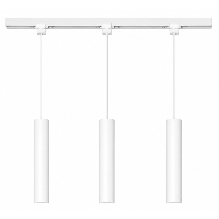 Philips - Lampada a sospensione dimmerabile a cavo per sistema a binario EASYLINK HUE LED RGBW 3xGU10/4,7W/230V 2200-6500K 1m bianco + Hue bridge