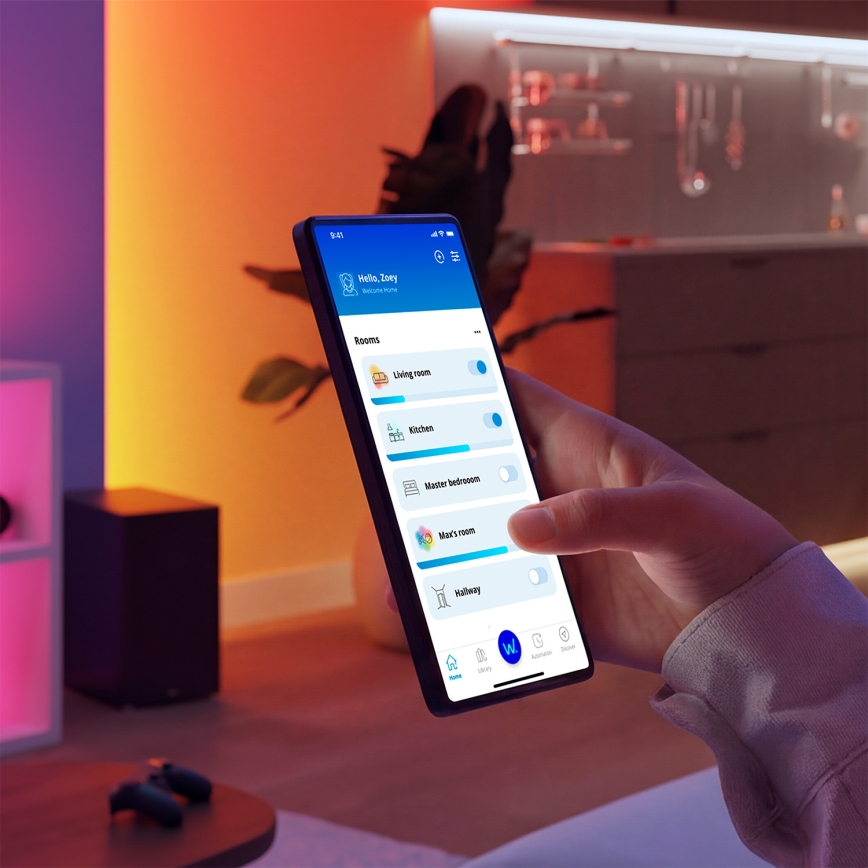 Philips - Plafoniera a LED dimmerabile SUPERSLIM LED/32W/230V 2700-6500K Wi-Fi