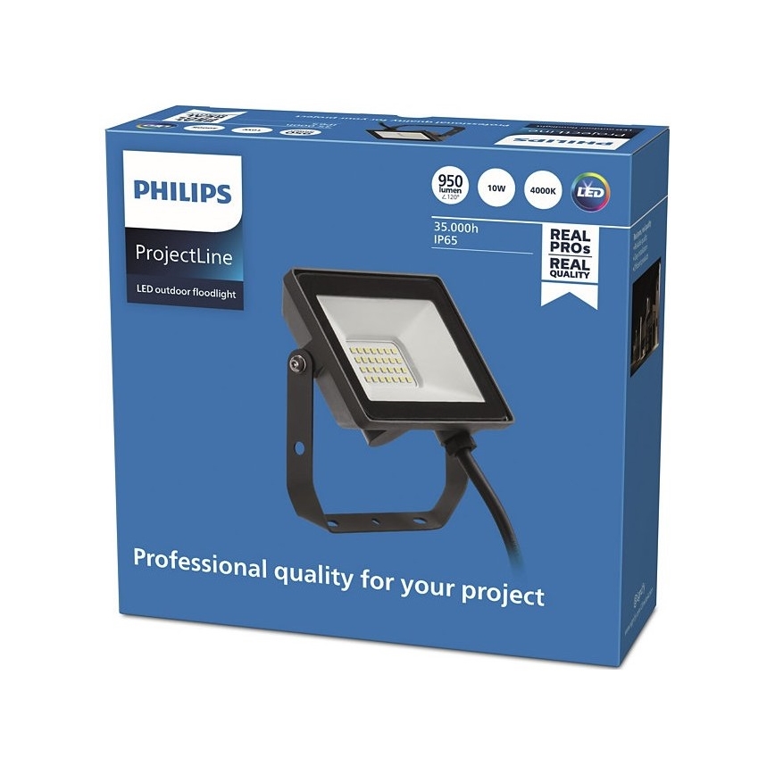 Philips – LED-Outdoor-Strahler PROJECTLINE LED/10W/230V IP65 4000K
