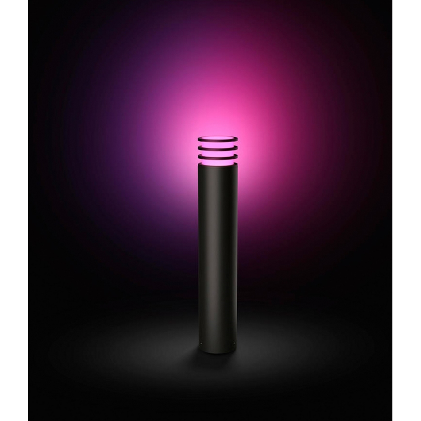 Philips - Hue LUCCA LED-RGB Außenleuchte, dimmbar, 1xE27/8,1W/230V, 77 cm, 1000-20000K, IP44