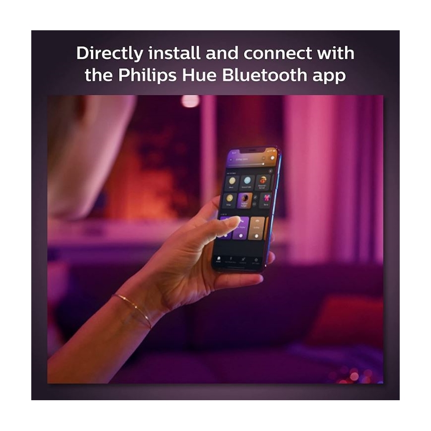 Philips - Faretto LED RGB dimmerabile per sistema a binario Hue PERIFO LED RGB/5,2W/24V 2000-6500K