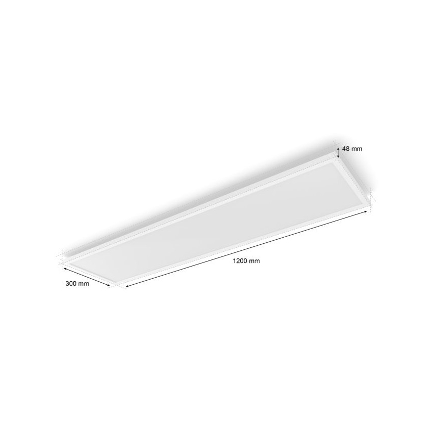 Philips - LED RGB Panneau à intensité variable Hue White And Color Ambiance LED/60W/230V 2000-6500K