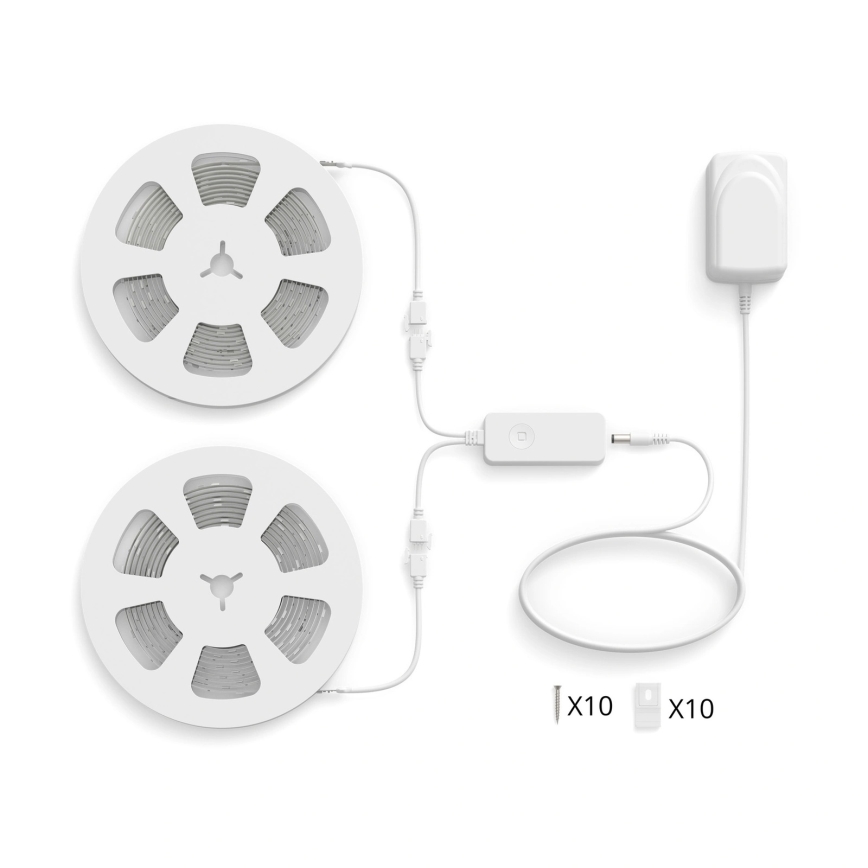 Philips - Striscia LED RGBIC dimmerabile SMART STRIP 2x5m LED/21W/230V 2700-6500K Wi-Fi