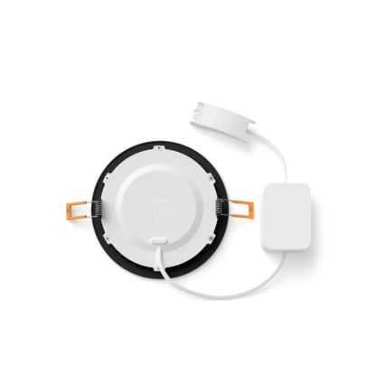 Philips - Luminaire encastré LED RGBW dimmable pour salle de bains Hue SLIM LED/12W/230V 1000-20000K noir IP44
