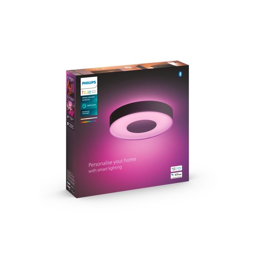 Philips-LED RGBW Dimmbare Badezimmerleuchte Hue XAMENTO LED/33,5W/230V IP44 381 mm 2000-6500K