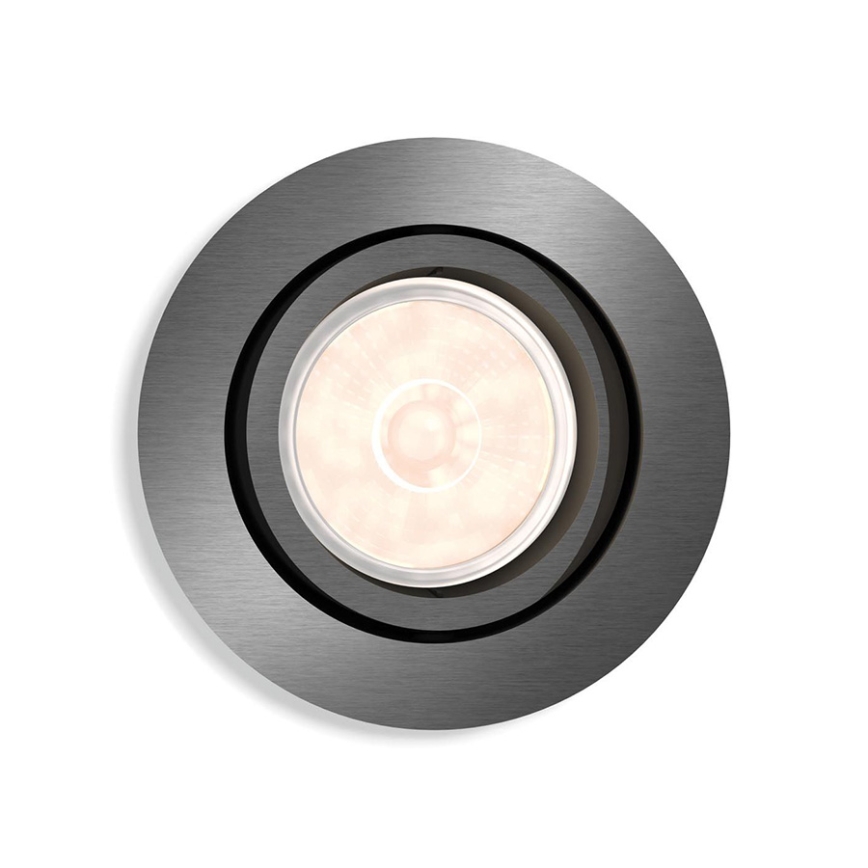 Philips - LED RGBW dimmbare Einbauleuchte DONEGAL 1xGU10/4,8W/230V + Fernbedienung