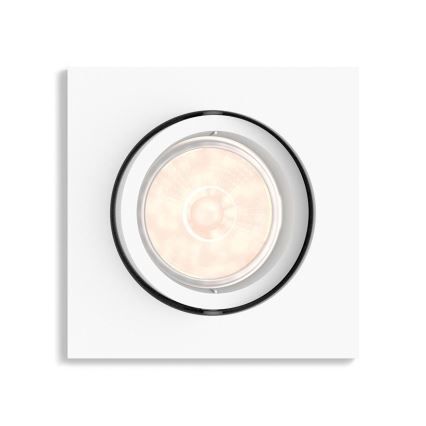 Philips - dimmbarer LED RGBW-Einbaustrahler DONEGAL 1xGU10/4,8W/230V + Fernbedienung