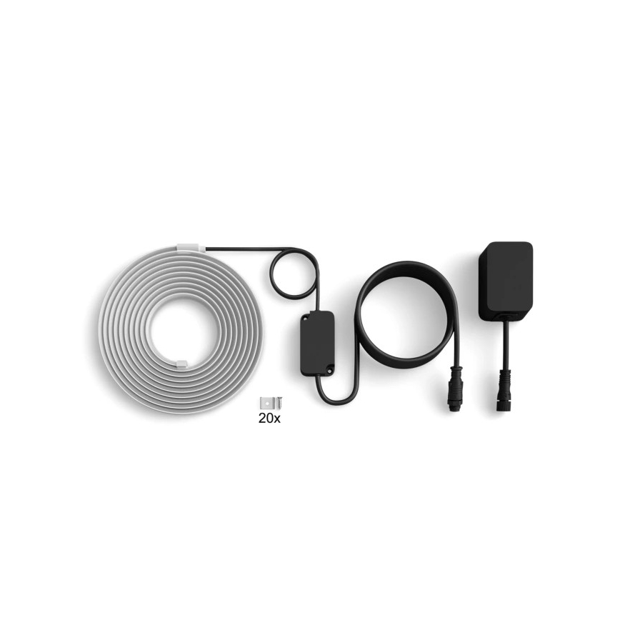 Philips - LED RGBW dimmbarer Außen-LED-Streifen Hue FLUX 5m LED/30W/230V 2200-6500K IP67 + Bewegungsmelder