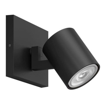 Philips - LED RGBW dimmbarer Deckenspot RUNNER 1xGU10/6,5W/230V 2700-6500K schwarz