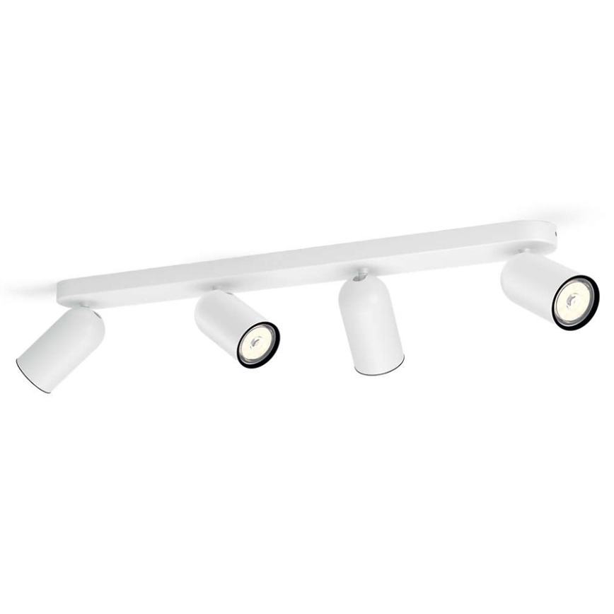 Philips - RGBW-LED dimmbarer Einbaustrahler PONGEE 4xGU10/4,9W/230V 2700-6500K weiß