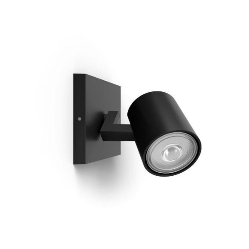 Philips - LED RGBW dimmbarer Deckenspot RUNNER 1xGU10/6,5W/230V 2700-6500K schwarz