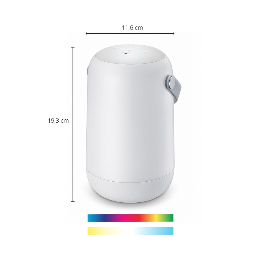 Philips - LED RGBW Lampada da tavolo portatile dimmerabile a sfioramento SMART LED/13,5W/3,6V 2200-6500K Wi-Fi 1800 mAh