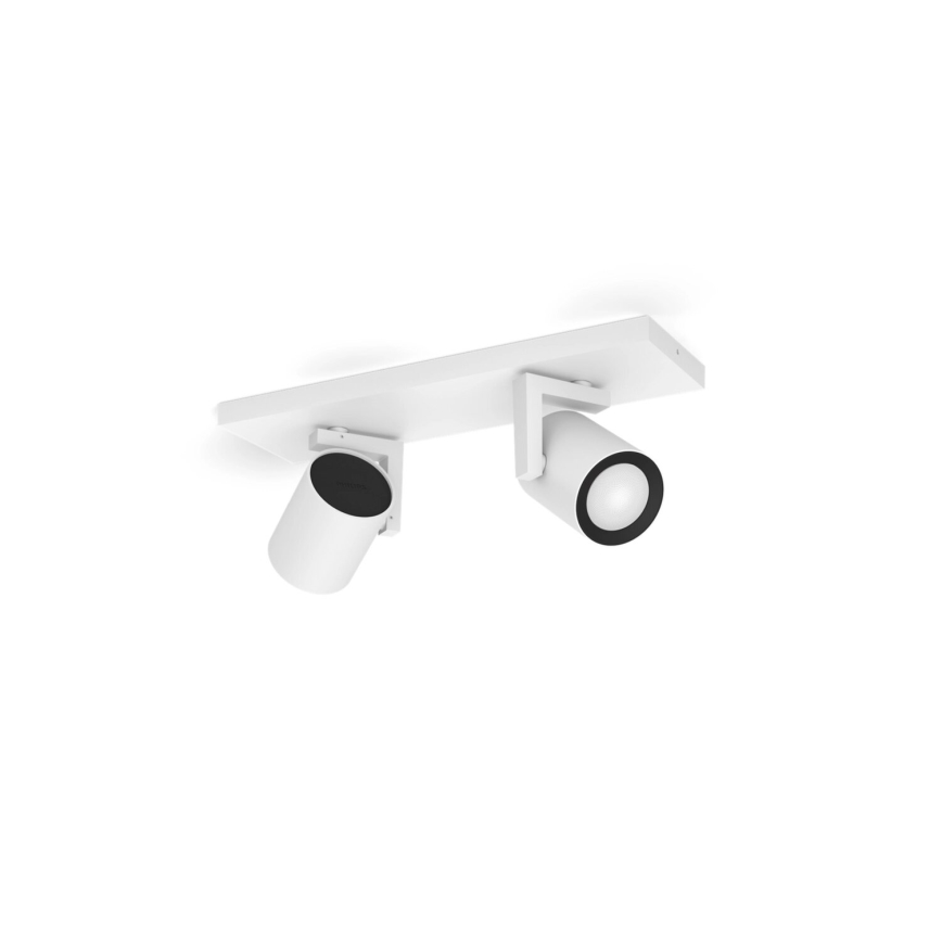 Philips - LED RGBW Faretto dimmerabile Hue ARGENTA 2xGU10/4,2W/230V 2000-6500K