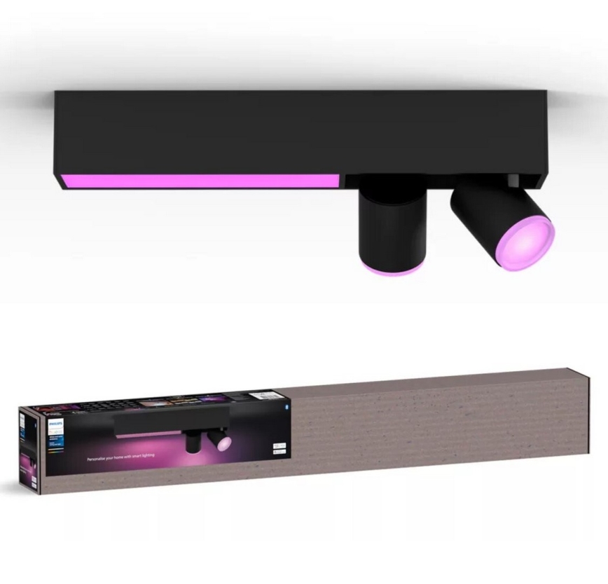Philips - LED RGBW Faretto dimmerabile Hue CENTRIS 2xGU10/4,2W/230V + LED/11W 2000-6500K