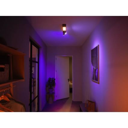 Philips - LED RGBW Faretto dimmerabile Hue CENTRIS 2xGU10/4,2W/230V + LED/11W 2000-6500K