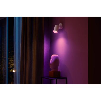 Philips - LED RGBW Faretto dimmerabile Hue FUGATO 1xGU10/4,2W/230V 2000-6500K bianco