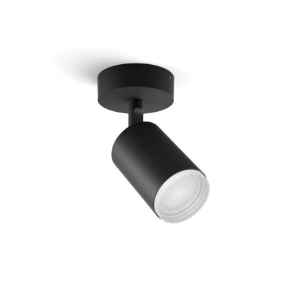 Philips - LED RGBW Faretto dimmerabile Hue FUGATO 1xGU10/4,2W/230V 2000-6500K nero