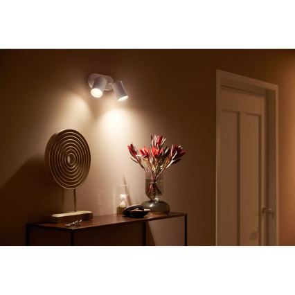 Philips - LED RGBW Faretto dimmerabile Hue FUGATO 2xGU10/4,2W/230V 2000-6500K bianco