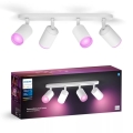 Philips - LED RGBW Faretto dimmerabile Hue FUGATO 4xGU10/4,2W/230V 2000-6500K bianco