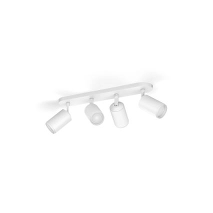 Philips - LED RGBW Faretto dimmerabile Hue FUGATO 4xGU10/4,2W/230V 2000-6500K bianco