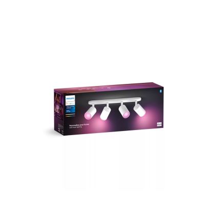 Philips - LED RGBW Faretto dimmerabile Hue FUGATO 4xGU10/4,2W/230V 2000-6500K bianco