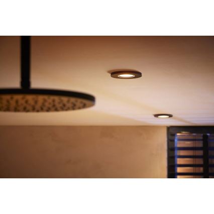 Philips - LED RGBW Incasso bagno dimmerabile Hue XAMENTO GU10/5,7W/230V IP44 2200-6500K