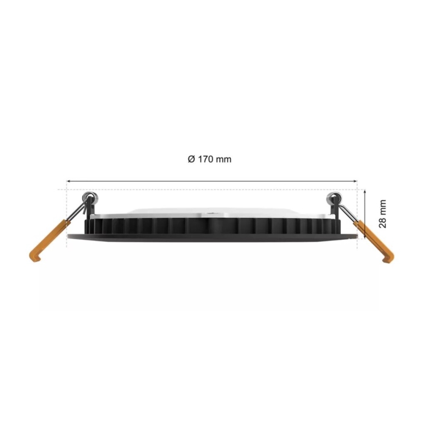 Philips - LED RGBW Lampada da incasso dimmerabile per bagni Hue SLIM LED/12W/230V IP44 2200-6500K