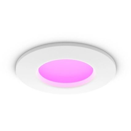 Philips - LED RGBW Lampada da incasso dimmerabile per bagni Hue SLIM LED/8,3W/230V 2000-6500K IP44 bianco