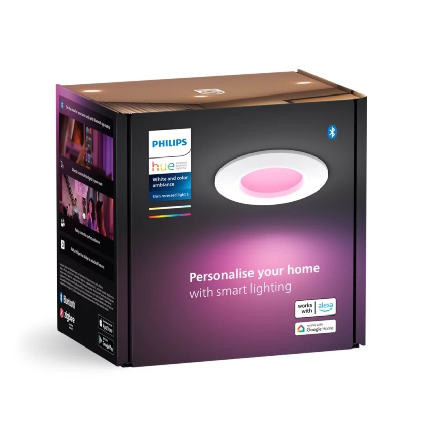 Philips - LED RGBW Lampada da incasso dimmerabile per bagni Hue SLIM LED/8,3W/230V 2000-6500K IP44 bianco