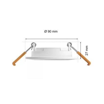 Philips - LED RGBW Lampada da incasso dimmerabile per bagni Hue SLIM LED/8,3W/230V 2000-6500K IP44 bianco